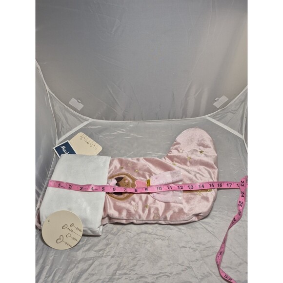 Cynthia Rowley Girls 22” Pink Velvet Ballerina Christmas Stocking Embroidered - Picture 5 of 5